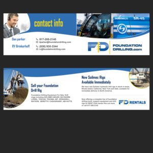 Flyer Design by J.J Designer for Foundation Drilling | Design: #17930265