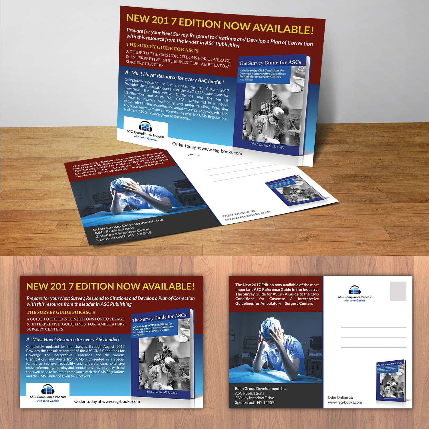 Postcard Design by creative.bugs for Eden Group Development, Inc. | Design #17960954