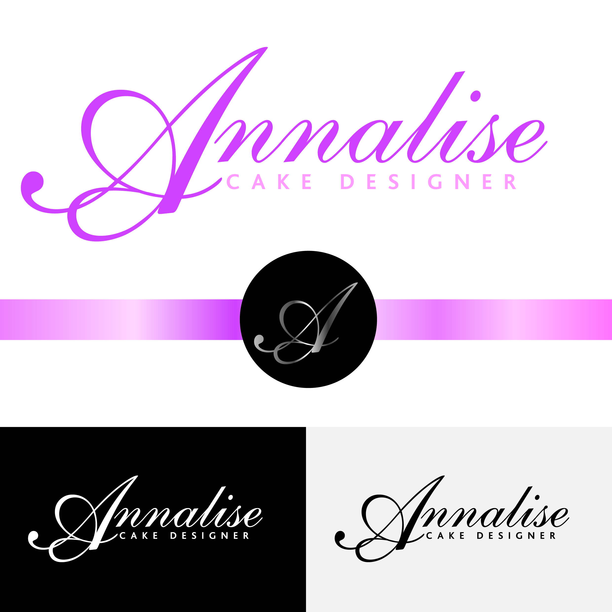 Logo Design by The Measure for Annalise Cake Designer | Design #46617