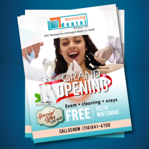 Flyer Design by uk for Morning Dental | Design: #17932819