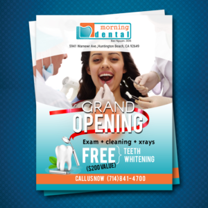 Flyer Design by uk for Morning Dental | Design: #17932820
