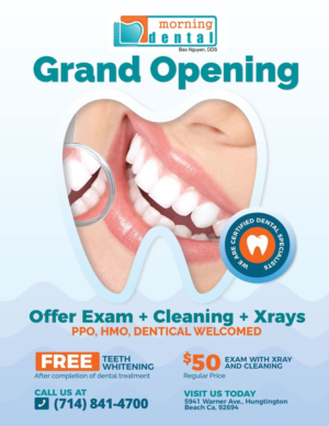 Flyer Design by Artcher for Morning Dental | Design: #17932736