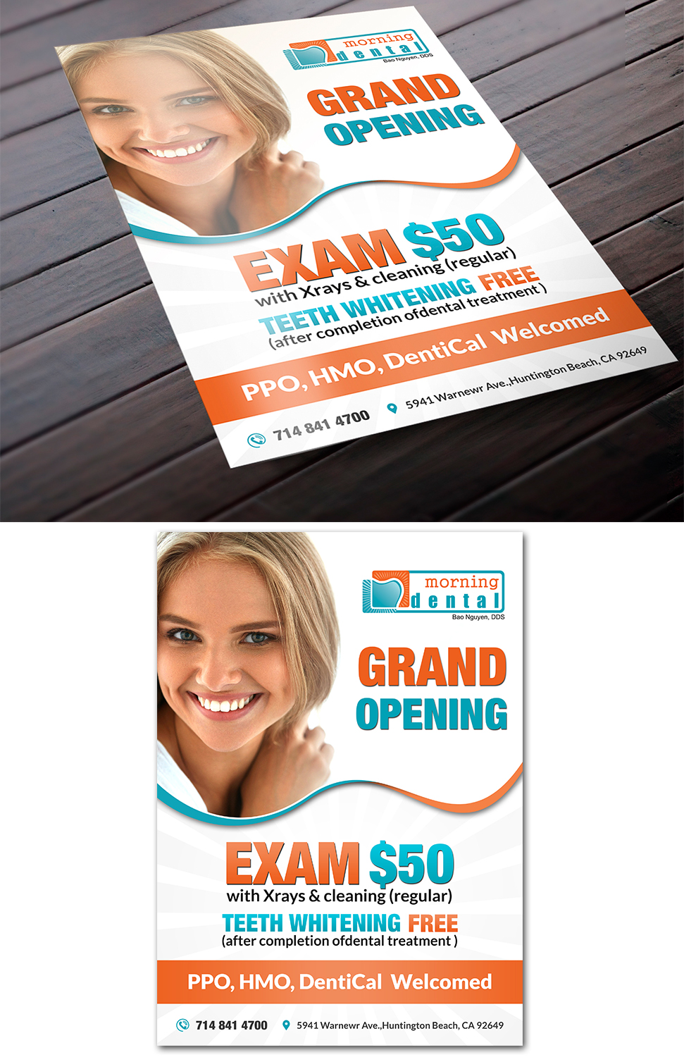 Flyer Design by debdesign for Morning Dental | Design: #17934633