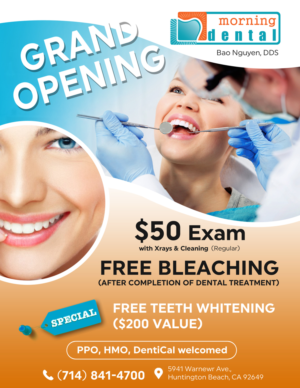 Flyer Design by Gfx.26™ for Morning Dental | Design: #17931608
