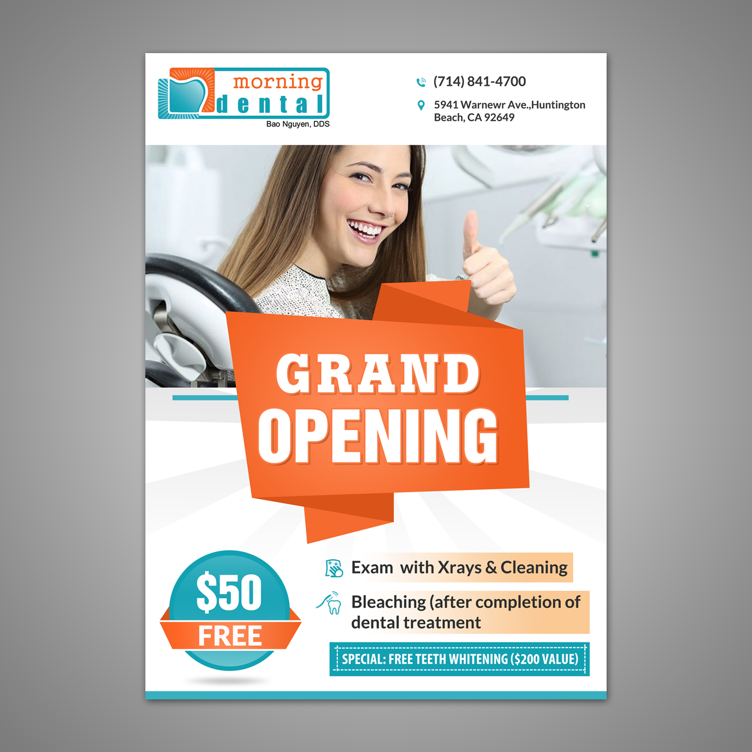Design de Flyer par creative.bugs pour Morning Dental | Design #17935102