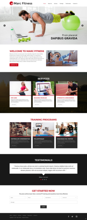 Web Design by pb for this project | Design: #17947309