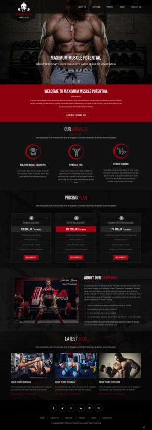 Online Fitness Coaching  needs a Logo/Wordpress Web design