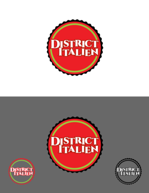  Italian District | Logo Design by JLAGO