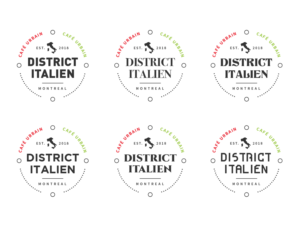  Italian District | Logo Design by wonderland