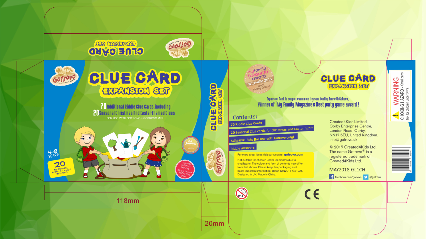 Packaging Design by fumbh.designs for Created4kids Ltd | Design #17992249
