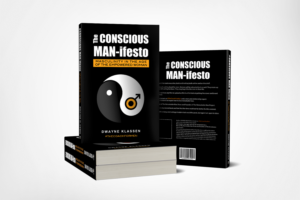 The Conscious MAN-Ifesto Book Cover | Buchumschlag Design von illuminati-design