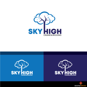Sky High Crane & Rigging  | Logo Design by Graphic Bricks