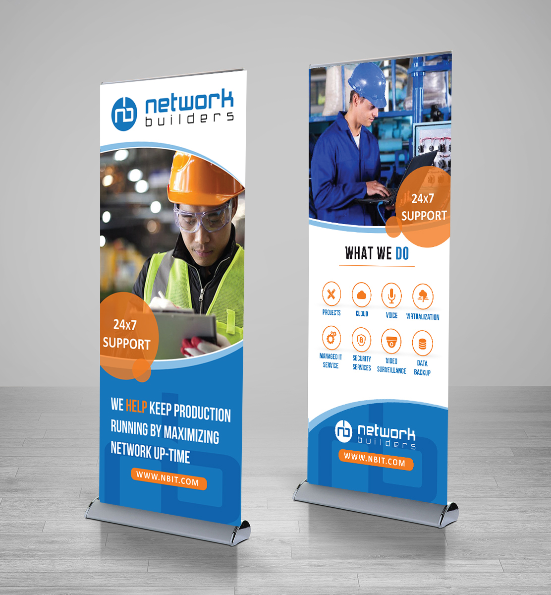Trade Show Booth Design by alex989 for Network Builders IT | Design #18001378