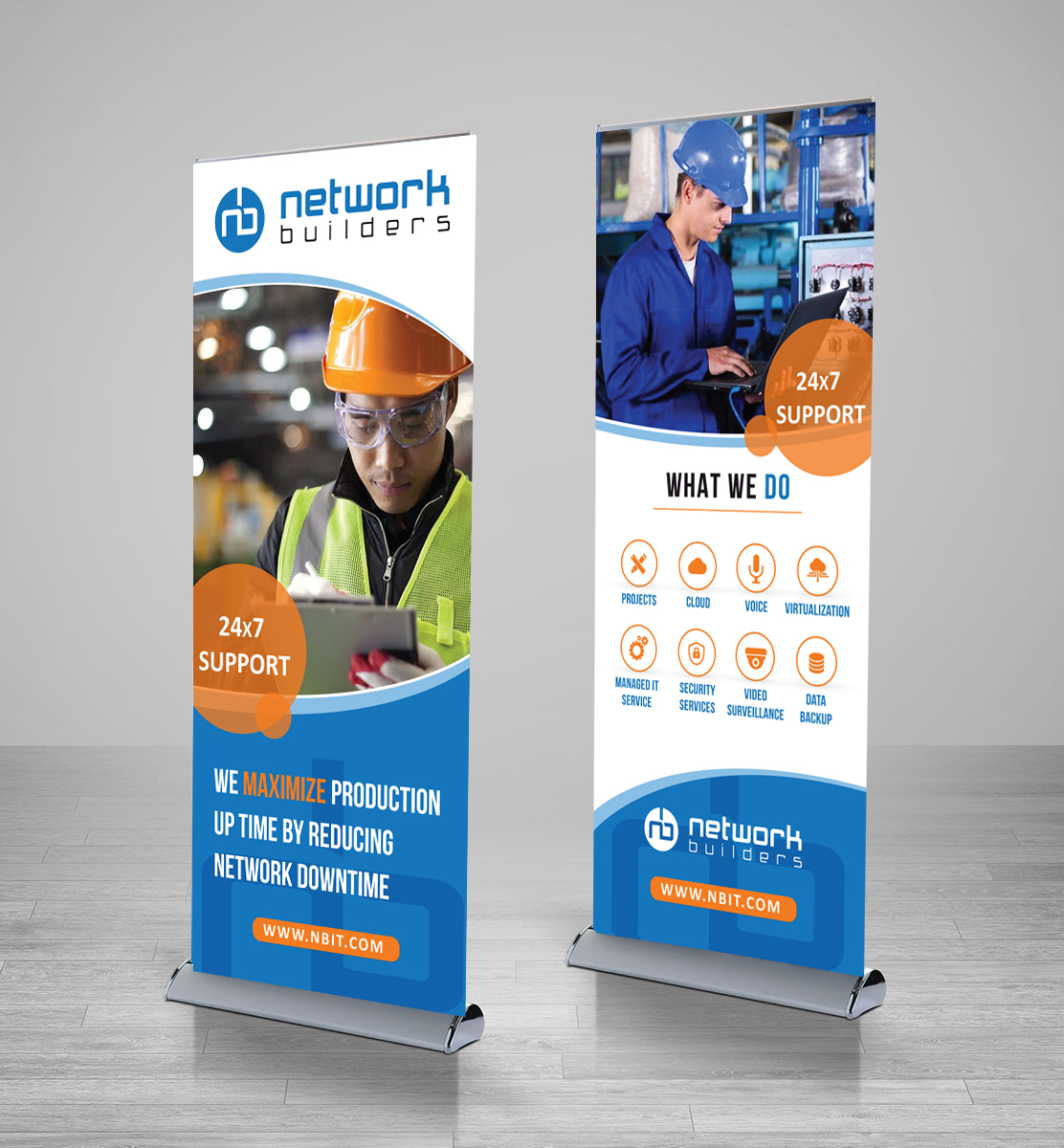 Trade Show Booth Design by alex989 for Network Builders IT | Design #18007768