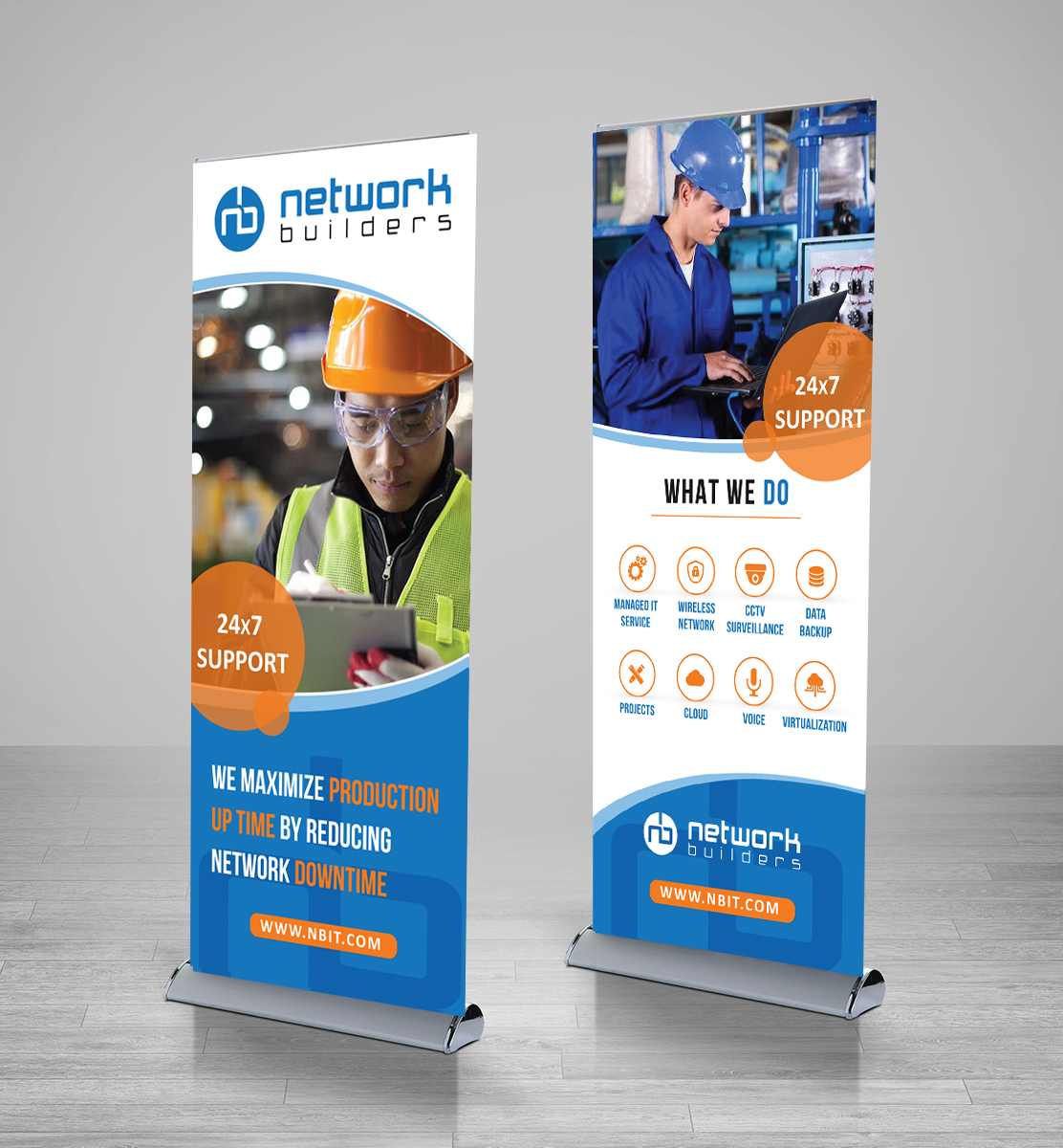 Trade Show Booth Design by alex989 for Network Builders IT | Design #18012006