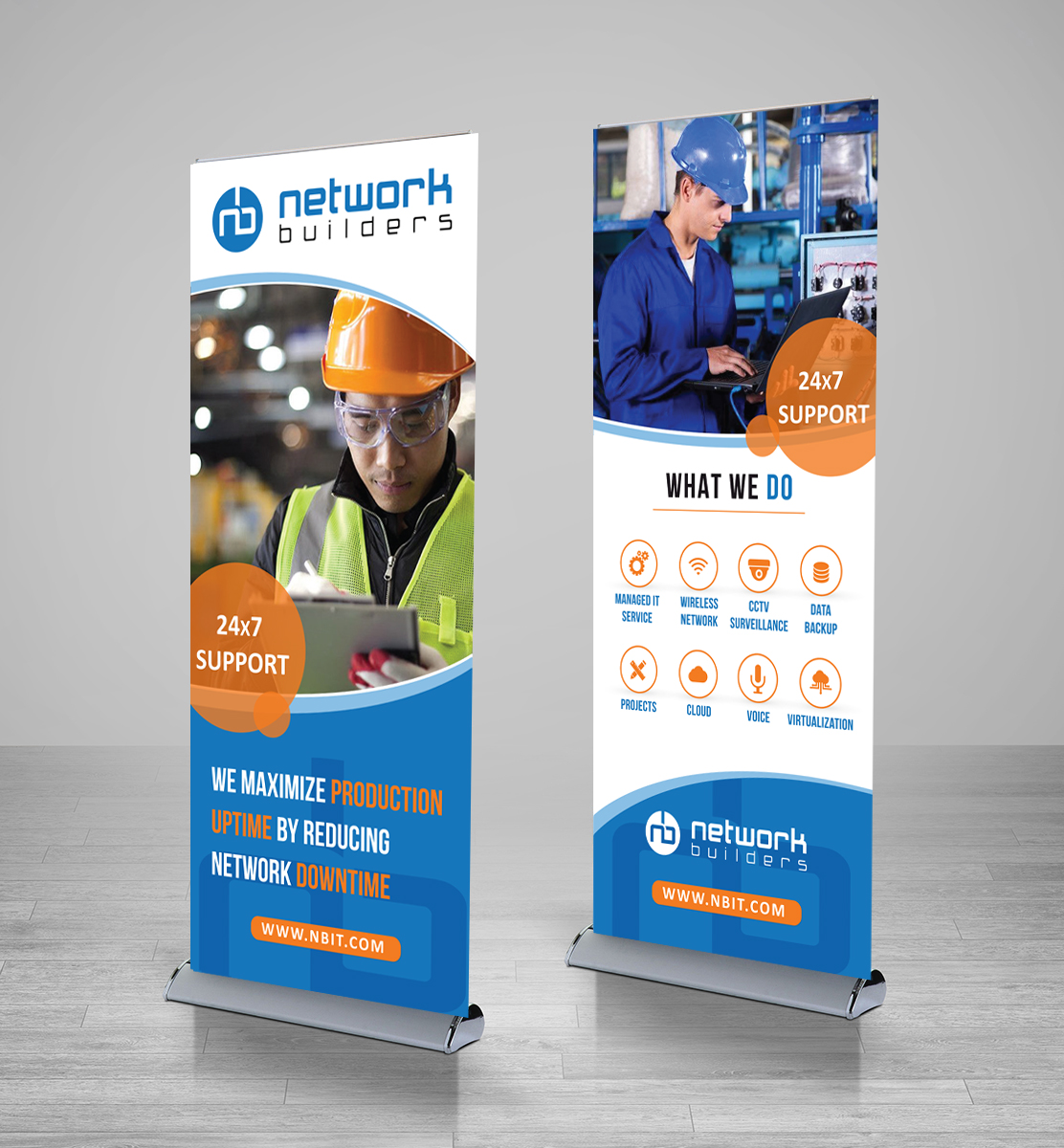 Trade Show Booth Design by alex989 for Network Builders IT | Design #18018197
