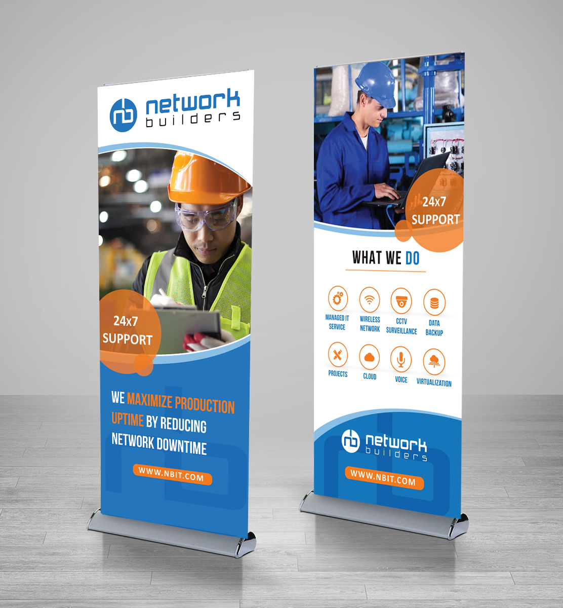 Trade Show Booth Design by alex989 for Network Builders IT | Design #18020584