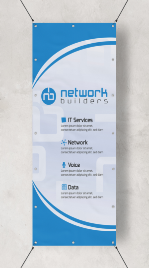Diseño de Stand de Feria por Black Stallions Impressive Solutions para Network Builders IT | Diseño #17952454