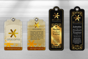 Atacama Home- Hang tags for Modern Handmade Home Decor products  | Diseño de Empaque por SAI DESIGNS