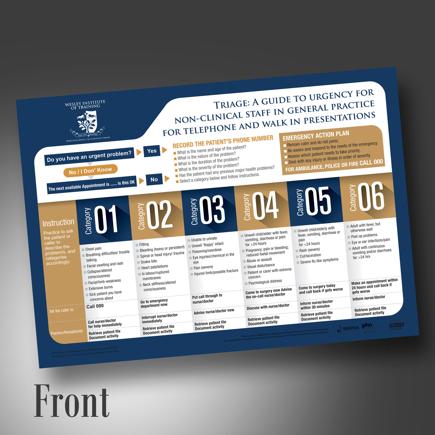 Flyer Design by visualkota for Wesley Health Management | Design #17960860