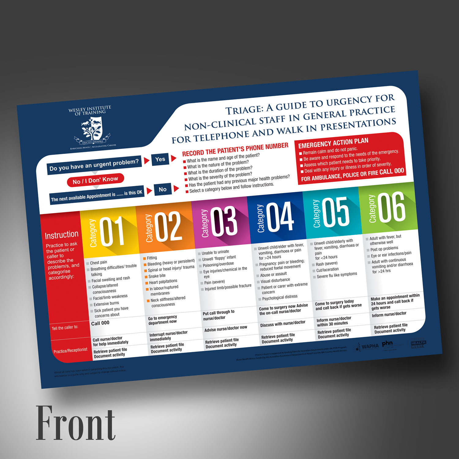Flyer-Design von visualkota für Wesley Health Management | Design #18040904
