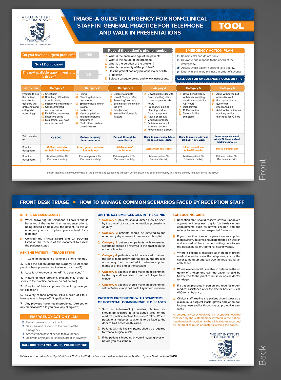 Flyer Design by SAI DESIGNS for Wesley Health Management | Design #17952253