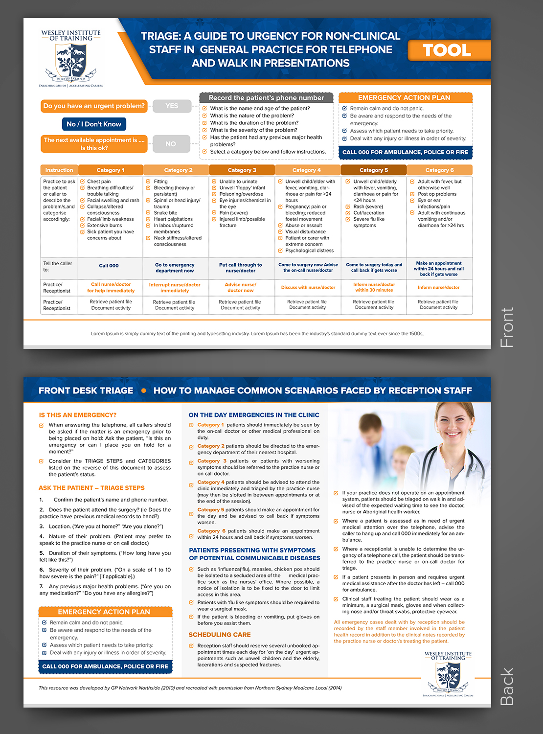 Flyer Design by SAI DESIGNS for Wesley Health Management | Design #18062950
