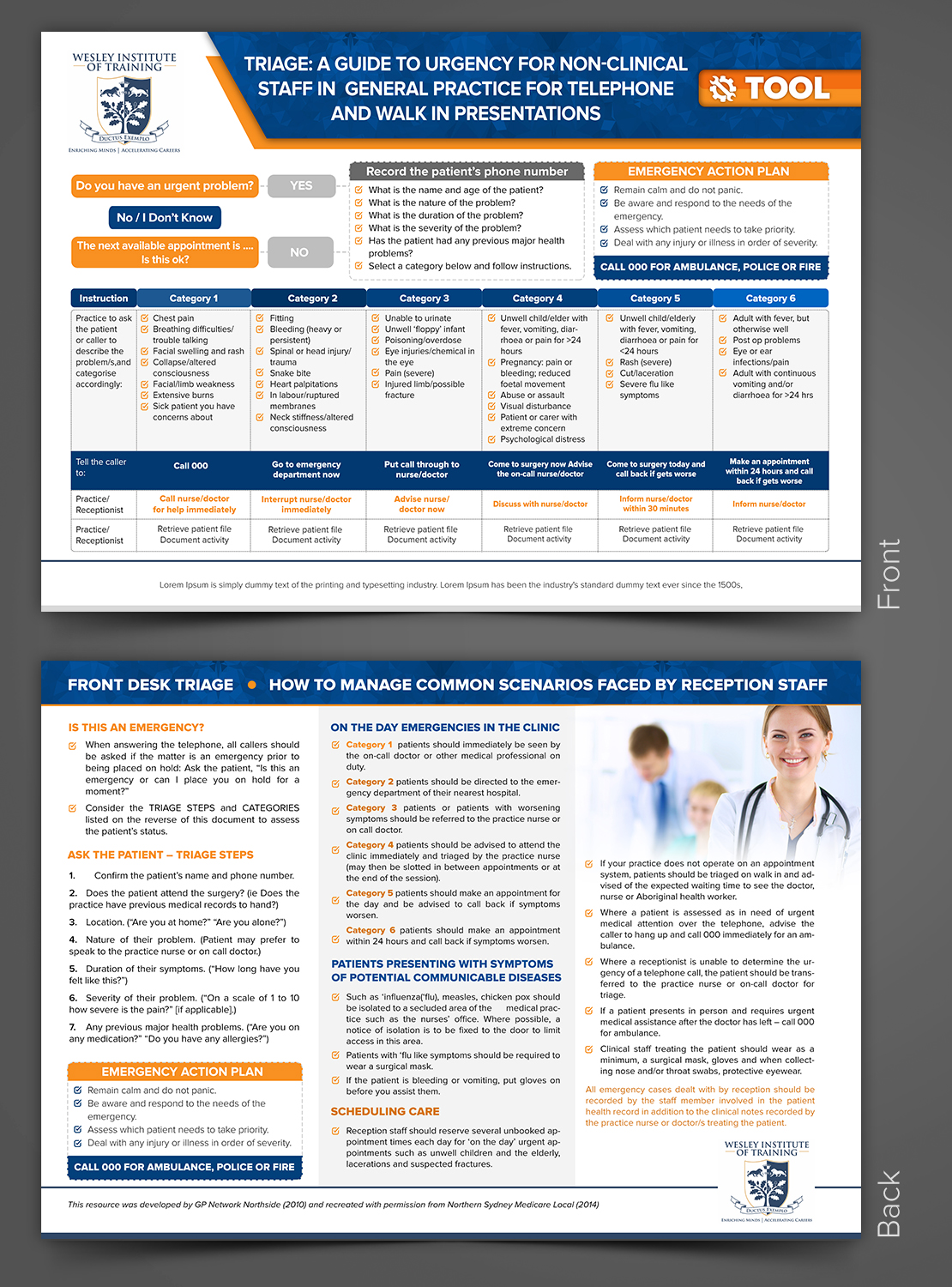 Flyer Design by SAI DESIGNS for Wesley Health Management | Design #18106108
