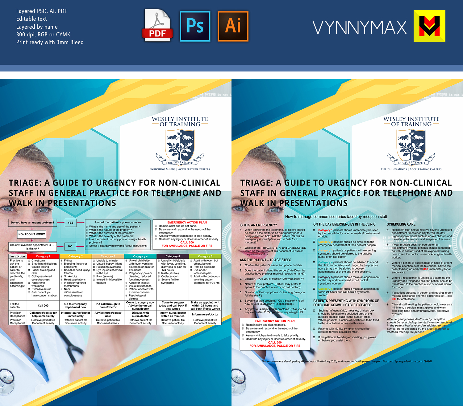 Flyer Design by VynnyMax for Wesley Health Management | Design #17979503