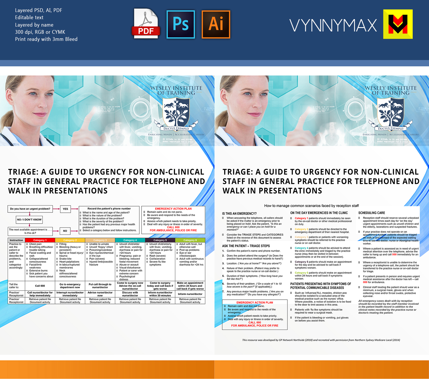 Flyer Design by VynnyMax for Wesley Health Management | Design #17979504