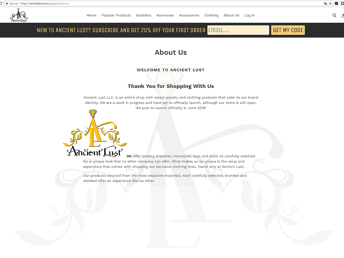 Logo Design by Filip M for Ancient Lust LLC. | Design #18544762