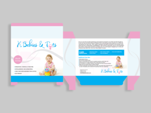 Box Design for Organic Bamboo Hooded Baby Bath Towels  | Packaging Design by Aurora:)