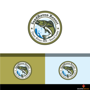 SandHaven Resort, Deer River MN - Sand Lake  | Diseño de Logo por Graphic Bricks