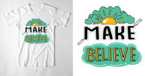 T-shirt Design by Olga V-art for Make Believe | Design: #17945645