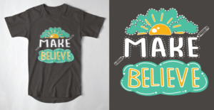 T-shirt Design by Olga V-art for Make Believe | Design: #17945646