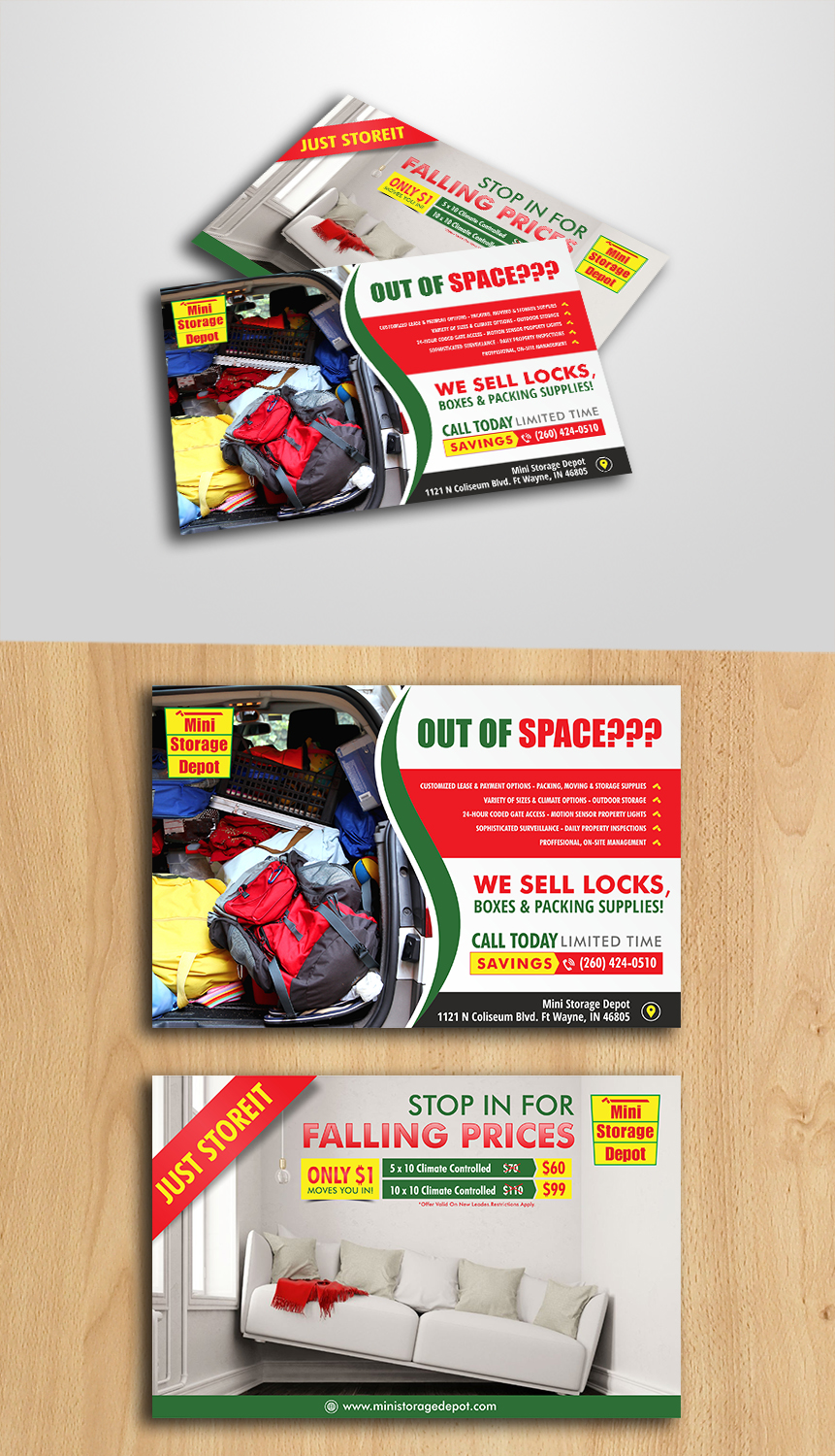 Postcard Design by ecorokerz for The Sterling Group | Design #17942526