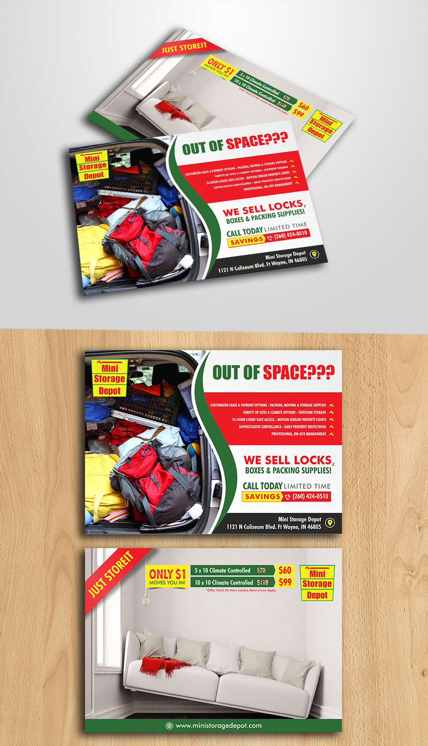 Postcard Design by ecorokerz for The Sterling Group | Design #18065680