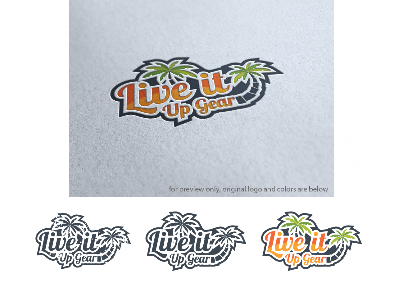 Diseño de Logo por Gita. para Live it Up Gear | Diseño #17946403