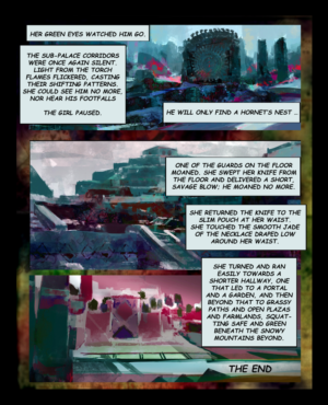 The Jade Necklace illustrated story adaptation design | Grafik-Design von Javelin Studio