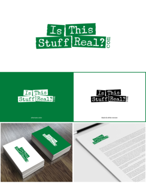 IsThisStuffReal.com | Logo Design by MoonFeather