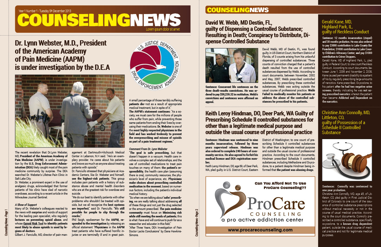 Flyer-Design von BRC für Pro Care Counseling | Design #2777888