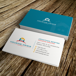 Business Card Design by Sandaruwan for Housing Crisis Center | Design #17941347