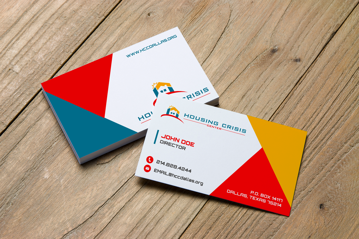 Visitenkarten-Design von JK18 für Housing Crisis Center | Design #17950591