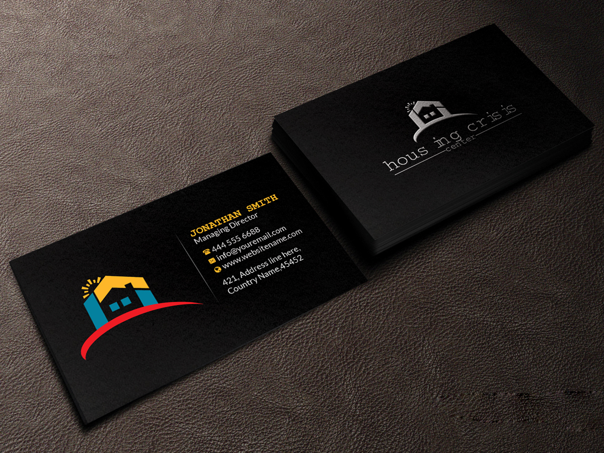 Diseño de Tarjeta de Presentación por Creations Box 2015 para Housing Crisis Center | Diseño #17944439
