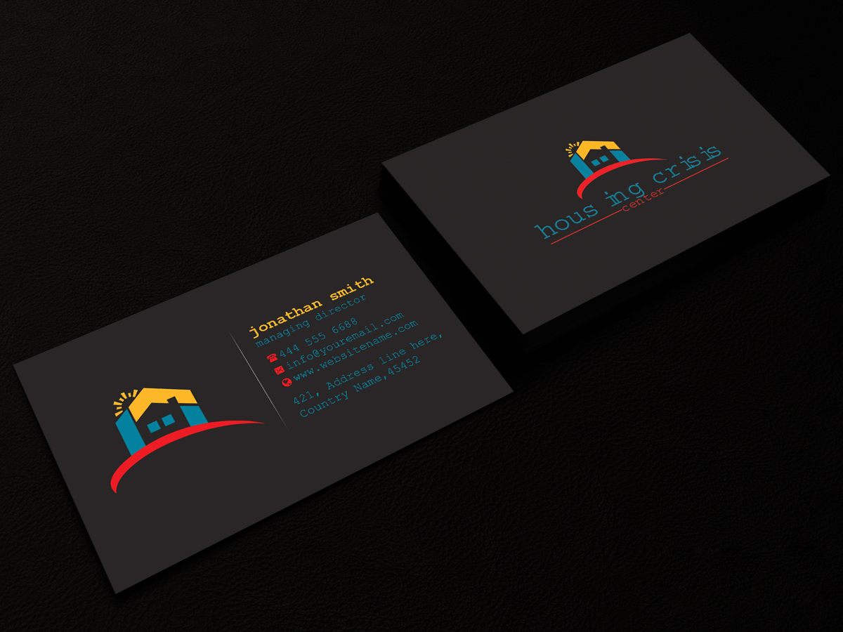 Diseño de Tarjeta de Presentación por Creations Box 2015 para Housing Crisis Center | Diseño #17944820