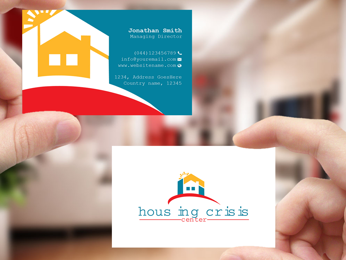 Visitenkarten-Design von Creations Box 2015 für Housing Crisis Center | Design #17947871