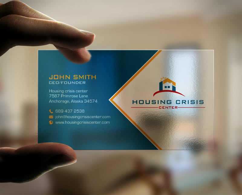 Business Card Design by chandrayaan.creative for Housing Crisis Center | Design #17956018
