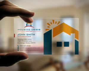 Business Card Design by chandrayaan.creative for Housing Crisis Center | Design: #17956020