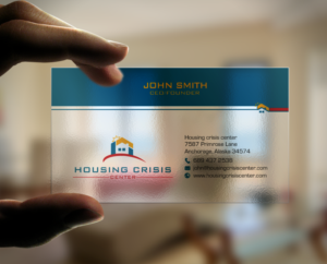 Business Card Design by chandrayaan.creative for Housing Crisis Center | Design: #17956021