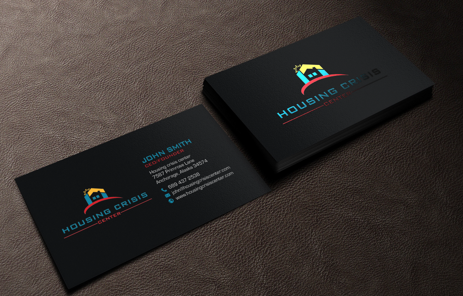 Business Card Design by chandrayaan.creative for Housing Crisis Center | Design #17956042